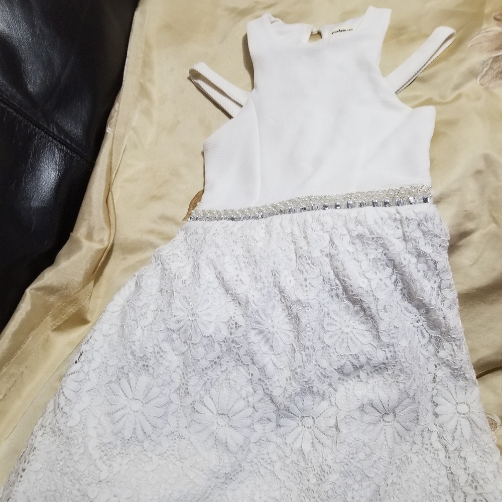 girls white dress